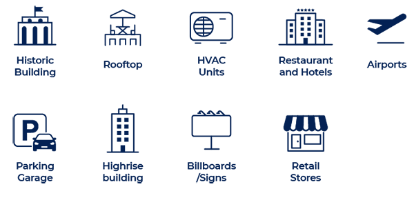 Where bird problems occur