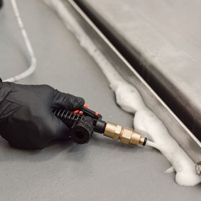 Foam treating